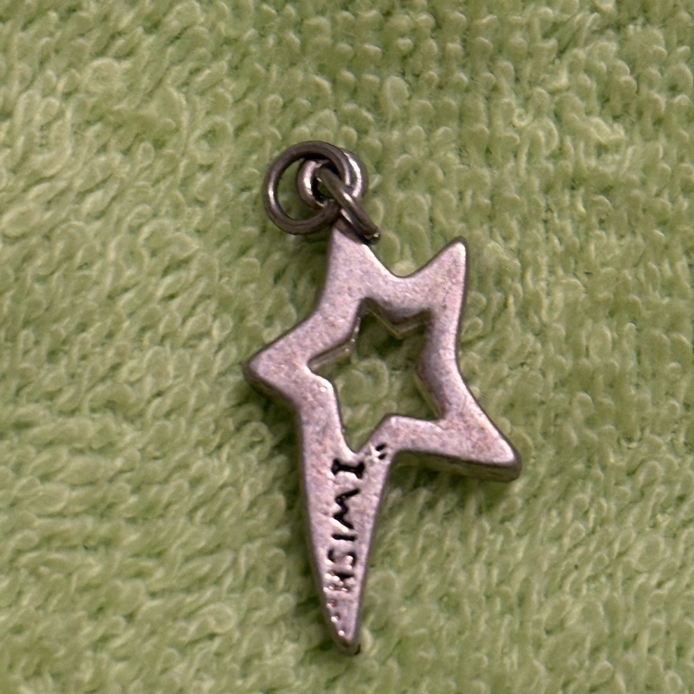 Silver Star Pendant Charm